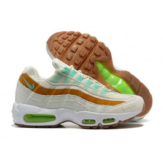 KicksOnFire Nike Air Max 95 TT White  Green Brown Shoes CZ0154-100 