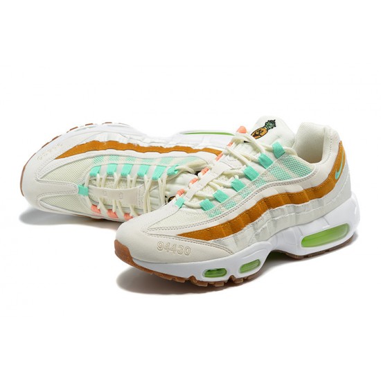 KicksOnFire Nike Air Max 95 TT White  Green Brown Shoes CZ0154-100 