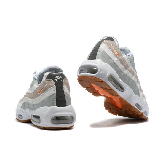 KicksOnFire Nike Air Max 95 TT White Grey and Orange Shoes DM0011-100 