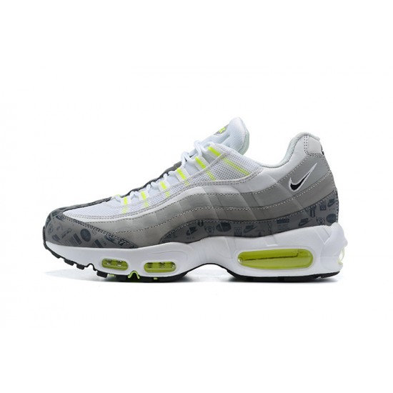 KicksOnFire Nike Air Max 95 TT White and Grey Shoes