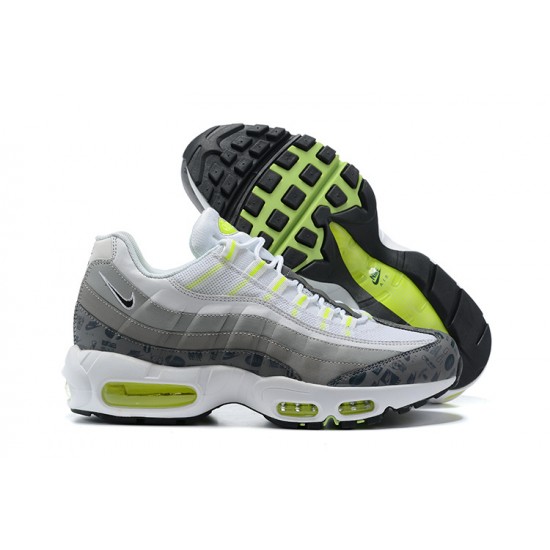 KicksOnFire Nike Air Max 95 TT White and Grey Shoes