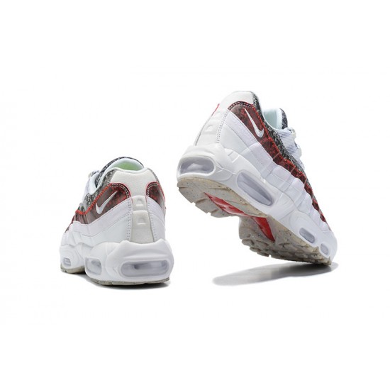 KicksOnFire Nike Air Max 95 TT White and Red Shoes