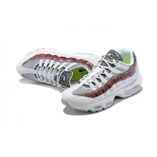 KicksOnFire Nike Air Max 95 TT White and Red Shoes