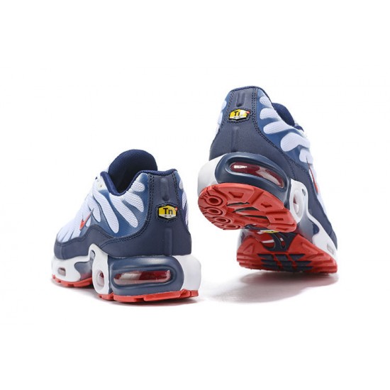 KicksOnFire Nike Air Max Plus Tn QS White Blue and Red Shoes