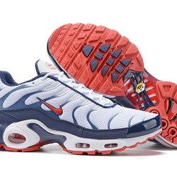 KicksOnFire Nike Air Max Plus Tn QS White Blue and Red Shoes