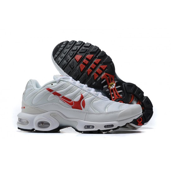 KicksOnFire Nike Air Max Plus Tn White Red Shoes CU3454-100