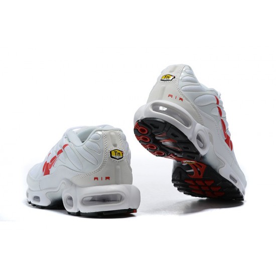 KicksOnFire Nike Air Max Plus Tn White Red Shoes CU3454-100