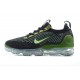 KicksOnFire Nike Air VaporMax 2021 Flyknit Black Green Shoes DQ7640-001