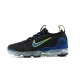 KicksOnFire Nike Air VaporMax 2021 Flyknit Black Green and Blue Shoes