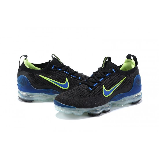 KicksOnFire Nike Air VaporMax 2021 Flyknit Black Green and Blue Shoes