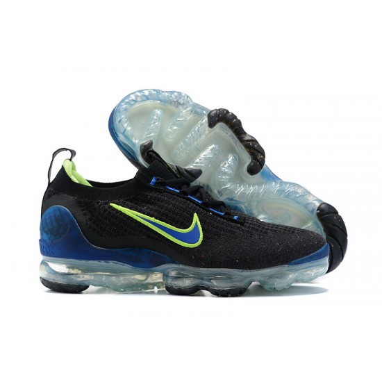 KicksOnFire Nike Air VaporMax 2021 Flyknit Black Green and Blue Shoes