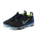 KicksOnFire Nike Air VaporMax 2021 Flyknit Black Green and Blue Shoes