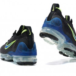 KicksOnFire Nike Air VaporMax 2021 Flyknit Black Green and Blue Shoes