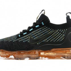 KicksOnFire Nike Air VaporMax 2021 Flyknit Black Orange Shoes