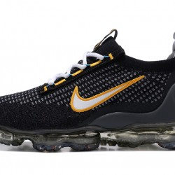 KicksOnFire Nike Air VaporMax 2021 Flyknit Black Yellow Shoes DH4086-001