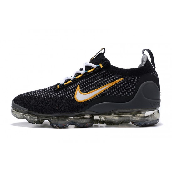 KicksOnFire Nike Air VaporMax 2021 Flyknit Black Yellow Shoes DH4086-001