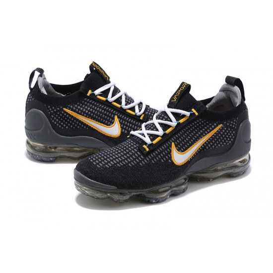 KicksOnFire Nike Air VaporMax 2021 Flyknit Black Yellow Shoes DH4086-001