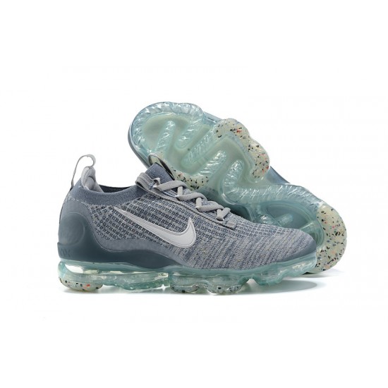 KicksOnFire Nike Air VaporMax 2021 Flyknit Grey Blue Shoes DH4084-400