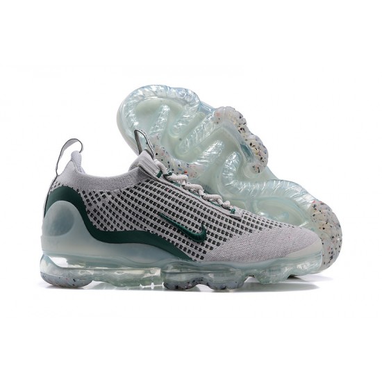 KicksOnFire Nike Air VaporMax 2021 Flyknit Grey Green Shoes DN3074-001