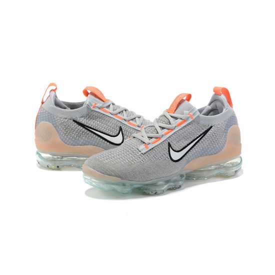 KicksOnFire Nike Air VaporMax 2021 Flyknit Grey Orange Shoes DH4084-002