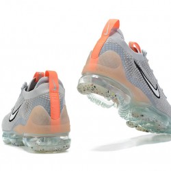 KicksOnFire Nike Air VaporMax 2021 Flyknit Grey Orange Shoes DH4084-002