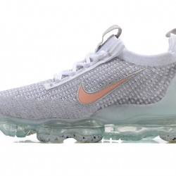 KicksOnFire Nike Air VaporMax 2021 Flyknit Grey Orange Shoes DH4090-002