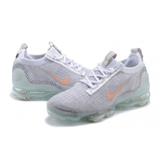 KicksOnFire Nike Air VaporMax 2021 Flyknit Grey Orange Shoes DH4090-002