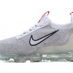 KicksOnFire Nike Air VaporMax 2021 Flyknit Grey Red Shoes DB1550-003