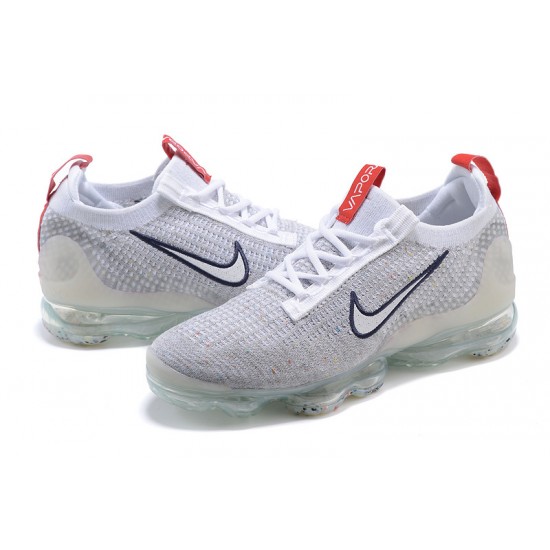 KicksOnFire Nike Air VaporMax 2021 Flyknit Grey Red Shoes DB1550-003