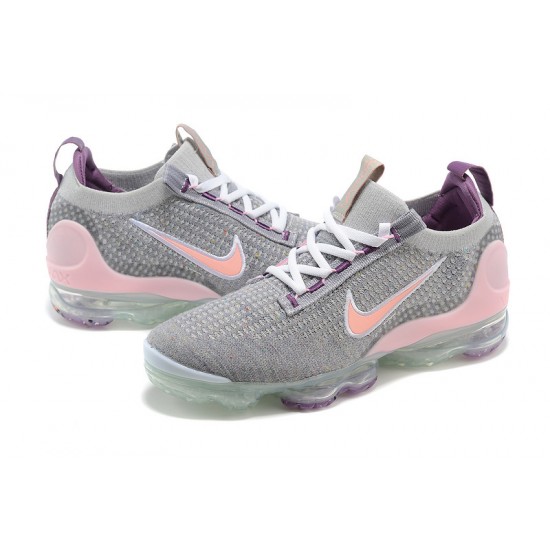 KicksOnFire Nike Air VaporMax 2021 Flyknit Grey and Pink Shoes