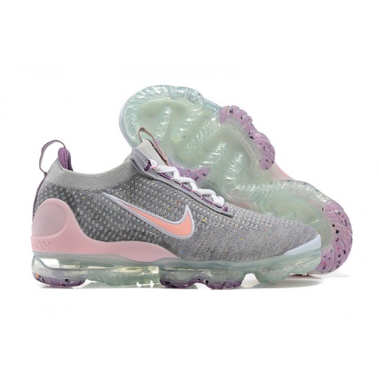 KicksOnFire Nike Air VaporMax 2021 Flyknit Grey and Pink Shoes