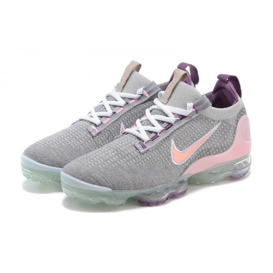 KicksOnFire Nike Air VaporMax 2021 Flyknit Grey and Pink Shoes