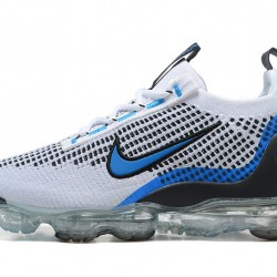 KicksOnFire Nike Air VaporMax 2021 Flyknit White Blue Shoes DM0025-001