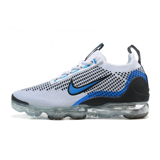 KicksOnFire Nike Air VaporMax 2021 Flyknit White Blue Shoes DM0025-001