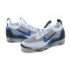 KicksOnFire Nike Air VaporMax 2021 Flyknit White Blue Shoes DM0025-001