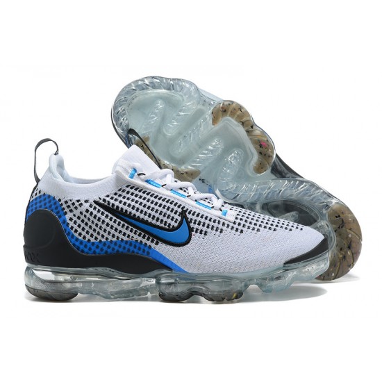 KicksOnFire Nike Air VaporMax 2021 Flyknit White Blue Shoes DM0025-001