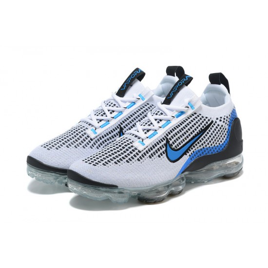 KicksOnFire Nike Air VaporMax 2021 Flyknit White Blue Shoes DM0025-001