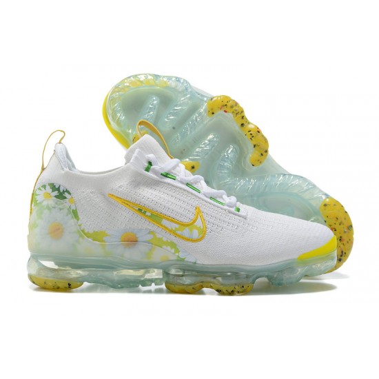 KicksOnFire Nike Air VaporMax 2021 Flyknit White Yellow Shoes