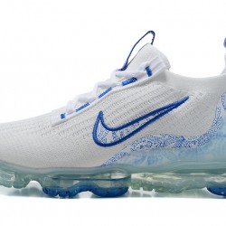 KicksOnFire Nike Air VaporMax 2021 Flyknit White and Blue Shoes