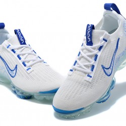 KicksOnFire Nike Air VaporMax 2021 Flyknit White and Blue Shoes