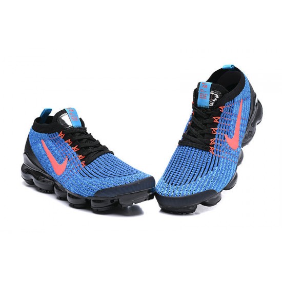 KicksOnFire Nike Air VaporMax Flyknit 3 Black Blue Shoes AJ6900-015