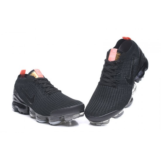 KicksOnFire Nike Air VaporMax Flyknit 3 Black Orange Shoes