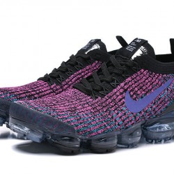 KicksOnFire Nike Air VaporMax Flyknit 3 Black Purple Shoes AJ6900-009