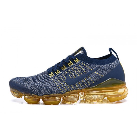 KicksOnFire Nike Air VaporMax Flyknit 3 Blue Yellow  Shoes AJ6900-444