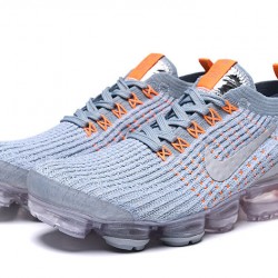 KicksOnFire Nike Air VaporMax Flyknit 3 Grey Orange Shoes AJ6900-003