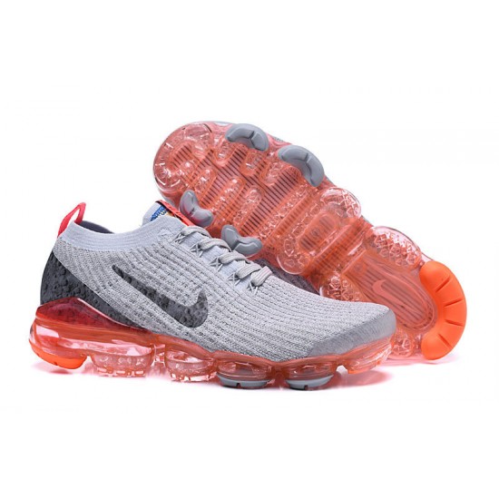 KicksOnFire Nike Air VaporMax Flyknit 3 Grey Red Shoes AJ6900-600