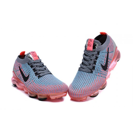 KicksOnFire Nike Air VaporMax Flyknit 3 Grey Red Shoes AJ6900-601