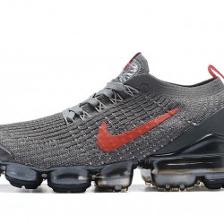 KicksOnFire Nike Air VaporMax Flyknit 3 Grey Red Shoes CT1270-001