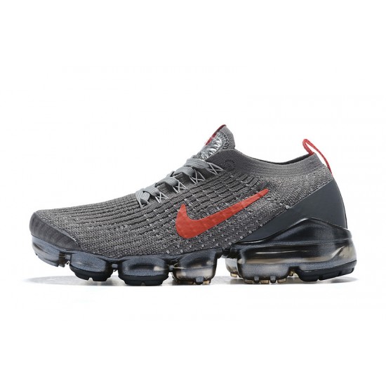 KicksOnFire Nike Air VaporMax Flyknit 3 Grey Red Shoes CT1270-001