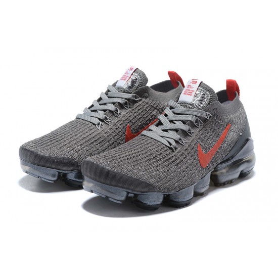 KicksOnFire Nike Air VaporMax Flyknit 3 Grey Red Shoes CT1270-001